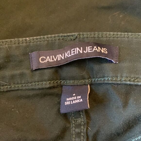 Calvin Klein deep green skinny ankle jeans Size 6 - Picture 7 of 7